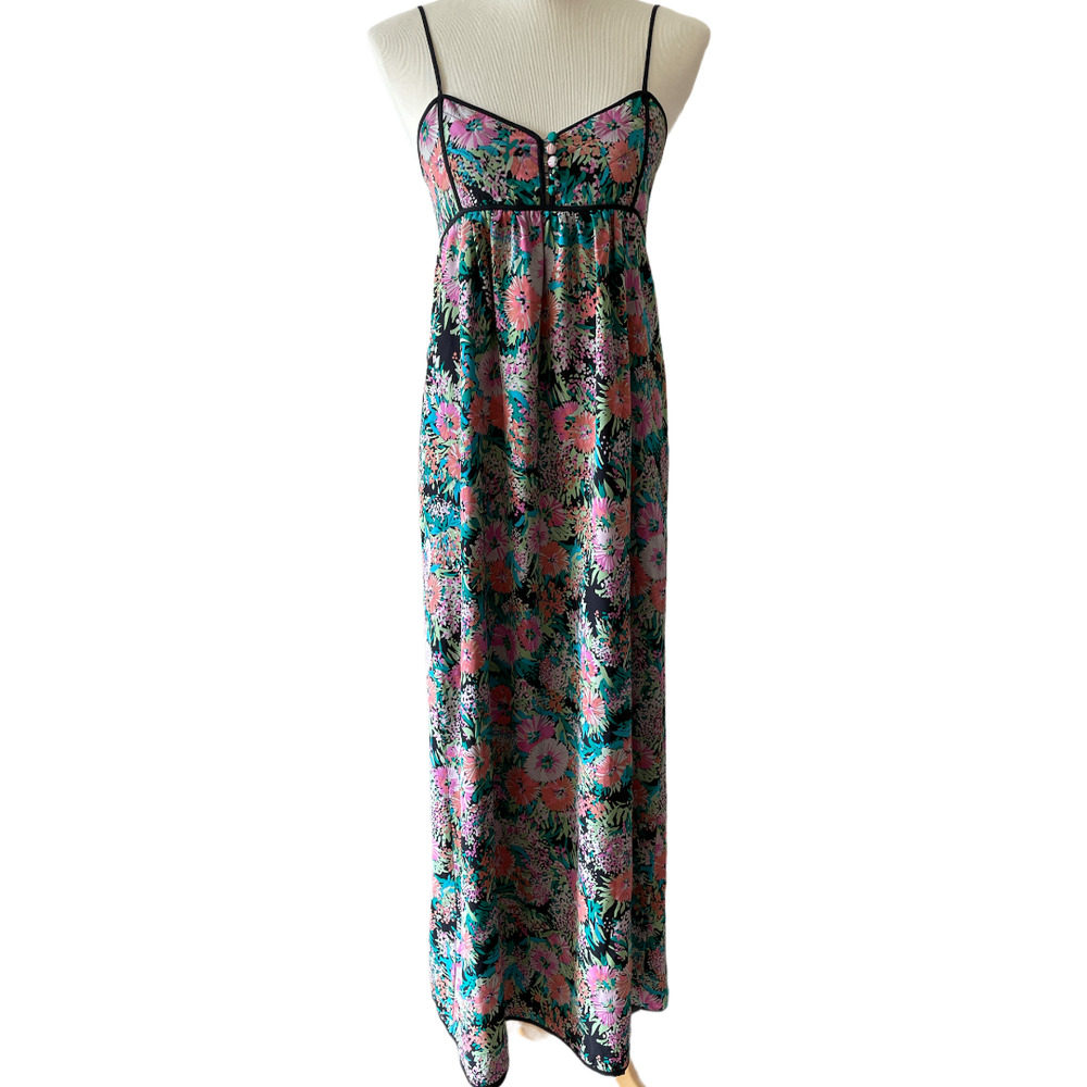 Yumi Kim Silk Floral Maxi Dress Sz M
